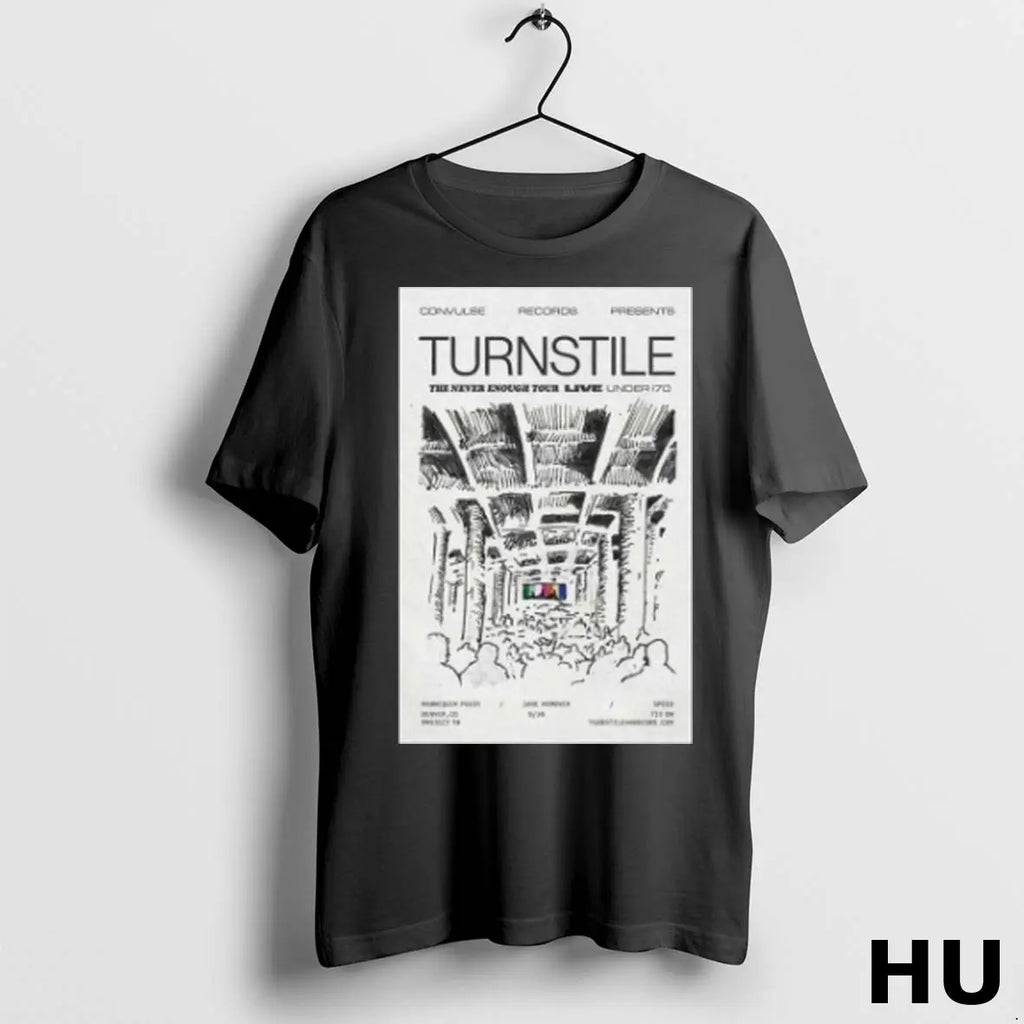 Official Turnstile Sep 30 2025 Project 70 Under The Bridge Denver Co T Shirt