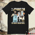 Ty Johnson UC Davis Aggies Basketball Signature Graphic t-shirt