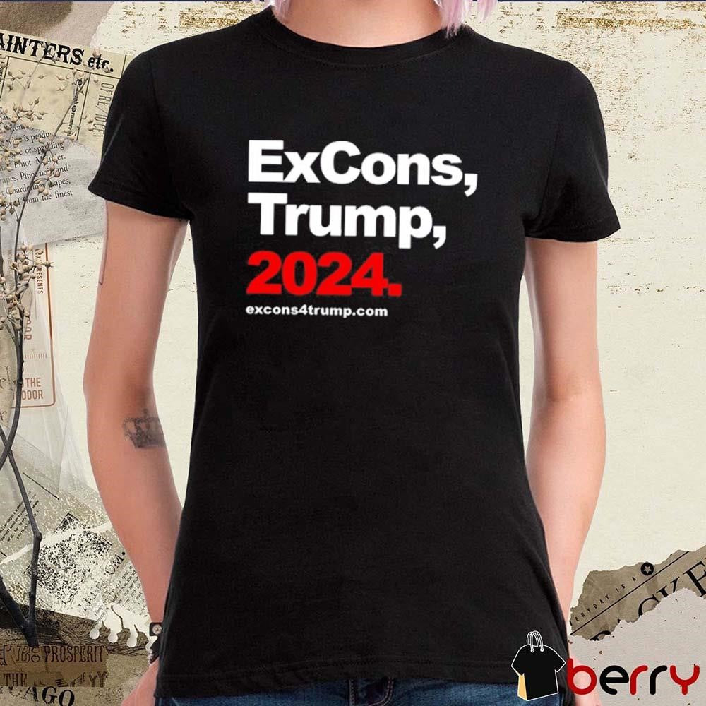 Tyrone Muhammad Wearing Excons Trump 2024 t-shirt