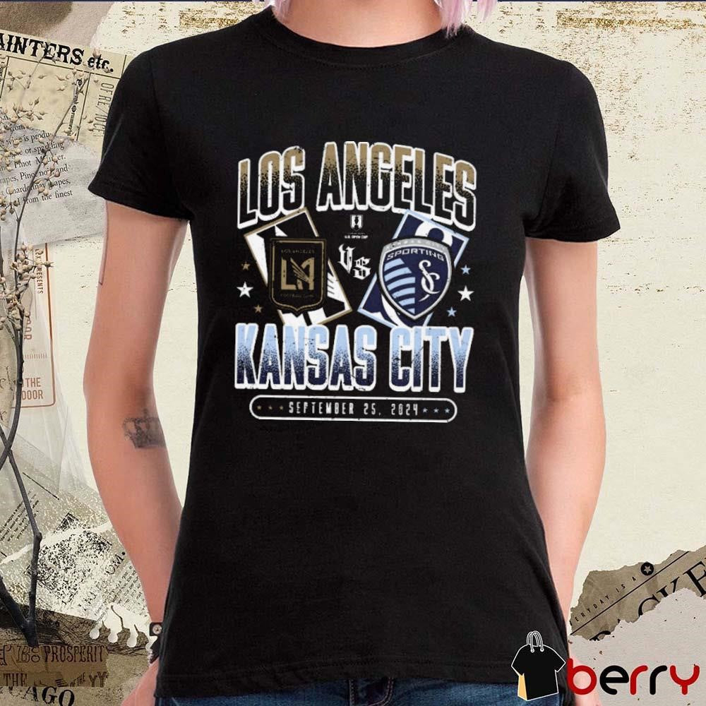U.S. Open Cup LAFC Los Angeles Football Club Vs. Sporting Kansas City Match Up Sep 25 2024 t-shirt