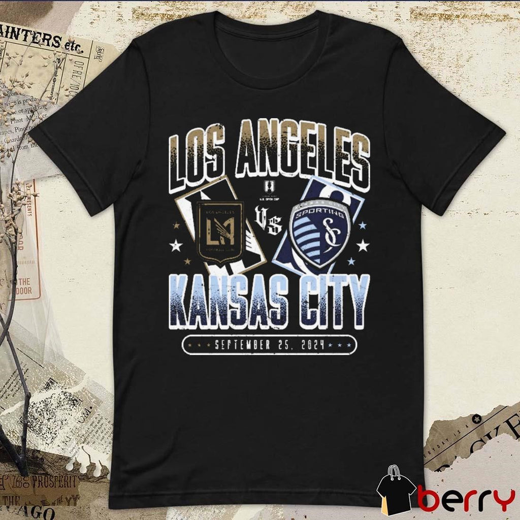 U.S. Open Cup LAFC Los Angeles Football Club Vs. Sporting Kansas City Match Up Sep 25 2024 t-shirt