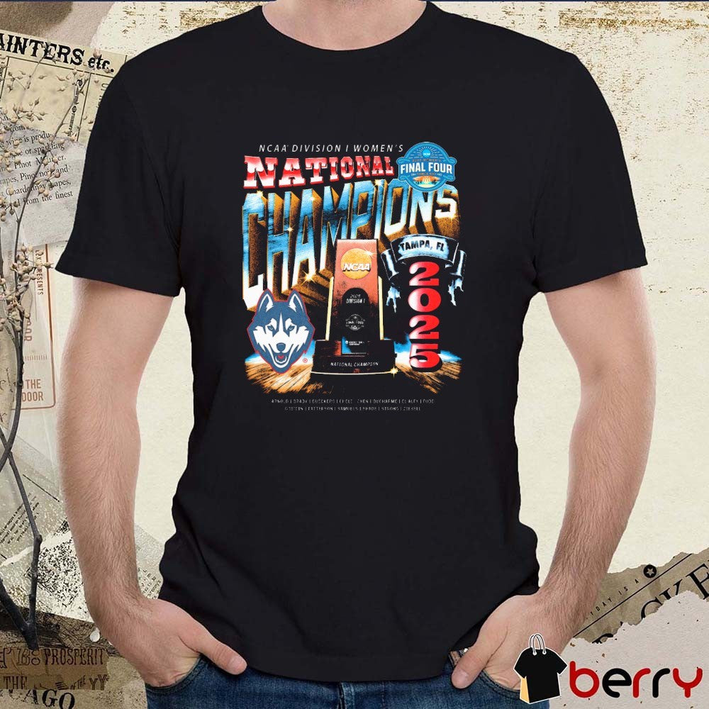 UConn Huskies NCAA Division I Women’s Basketball National Champions Street Arnold Brady Bueckers t-shirt