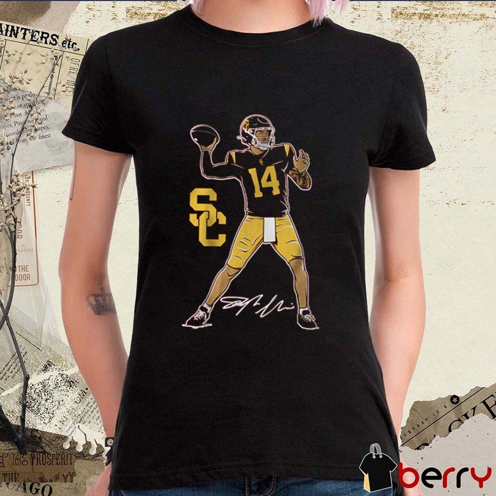 USC Trojans Football Jayden Maiava Superstar Pose NCAA Signature t-shirt