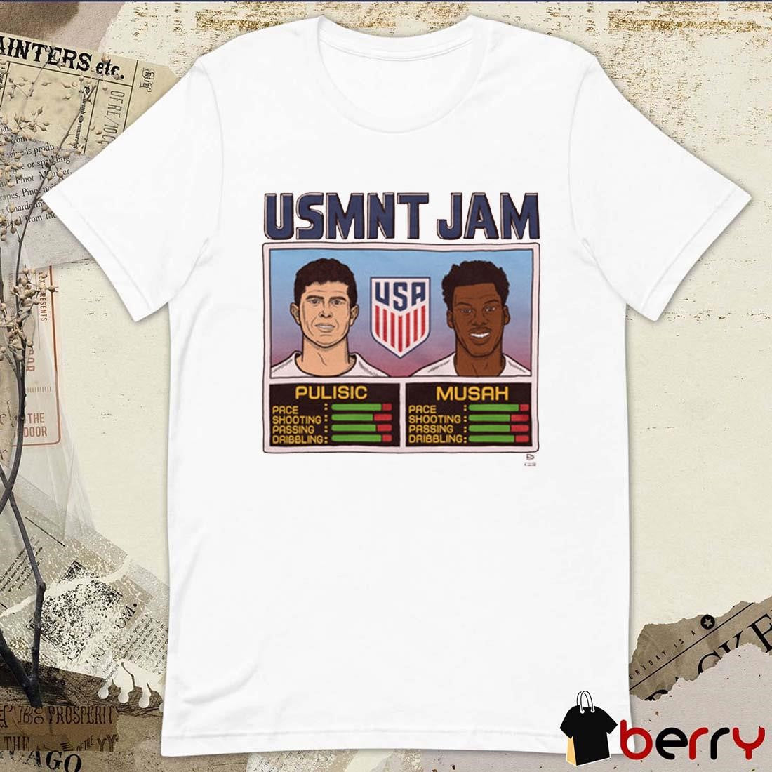 USMNT Jam Pulisic And Musah USA Team t-shirt