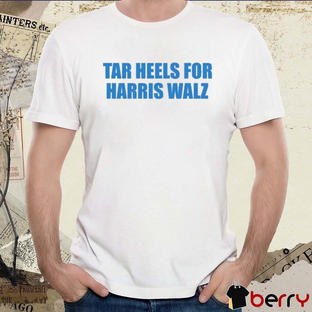 Unc Young Democrats Tar Heels For Harris Walz t-shirt