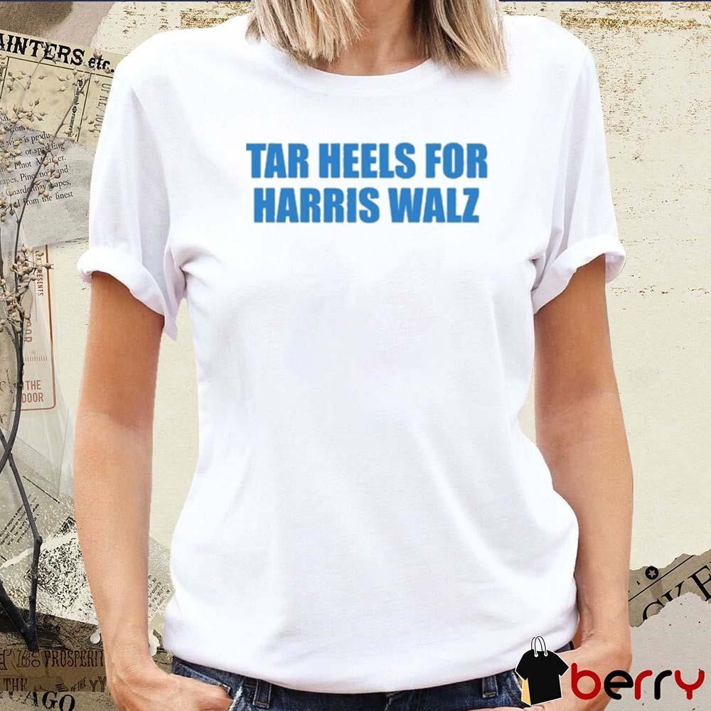 Unc Young Democrats Tar Heels For Harris Walz t-shirt