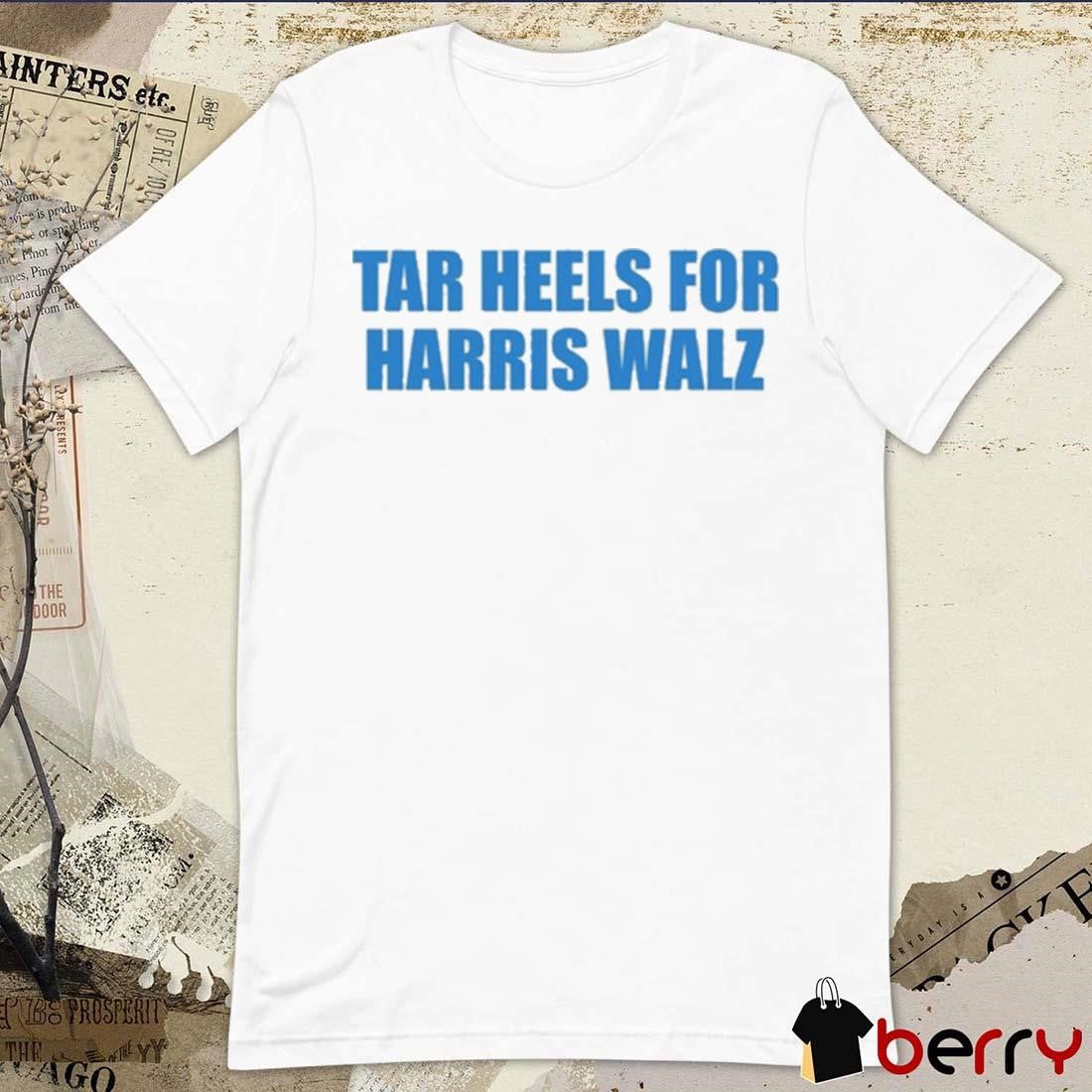 Unc Young Democrats Tar Heels For Harris Walz t-shirt