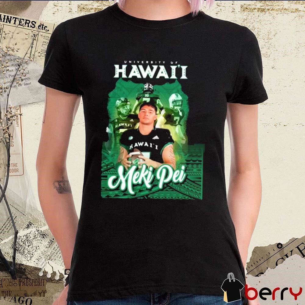 University Of Hawaii Meki Pei Hawai’i Rainbow Warriors Graphic t-shirt