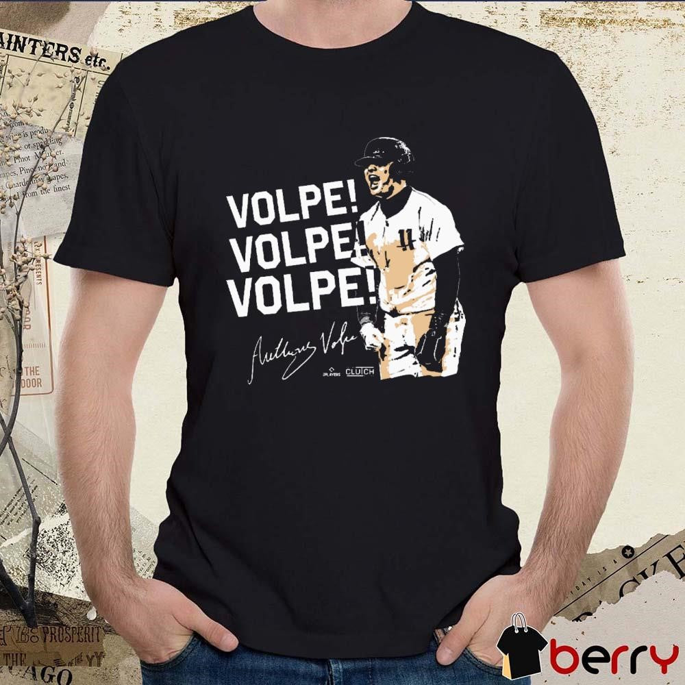 VOLPE! VOLPE! VOLPE Anthony Volpe New York Yankees MLB Signature t-shirt