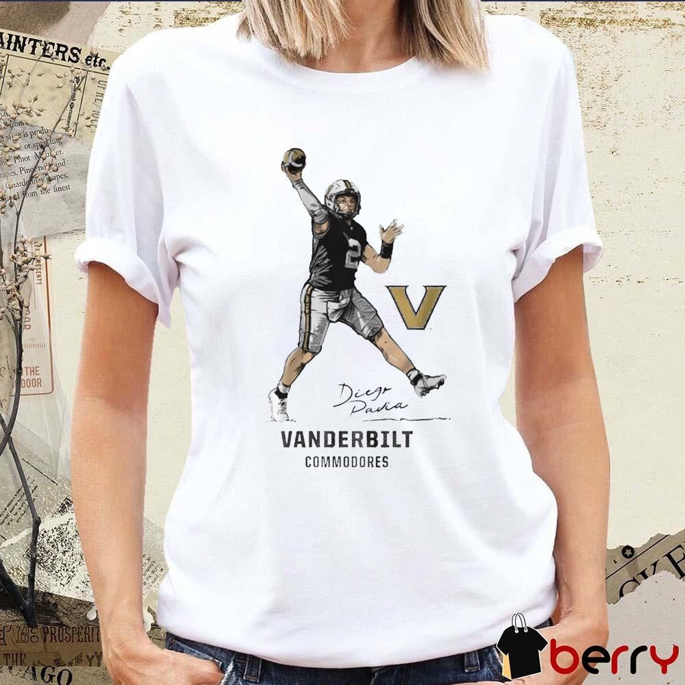Vanderbilt Commodores Football Diego Pavia Superstar Pose Signature t-shirt