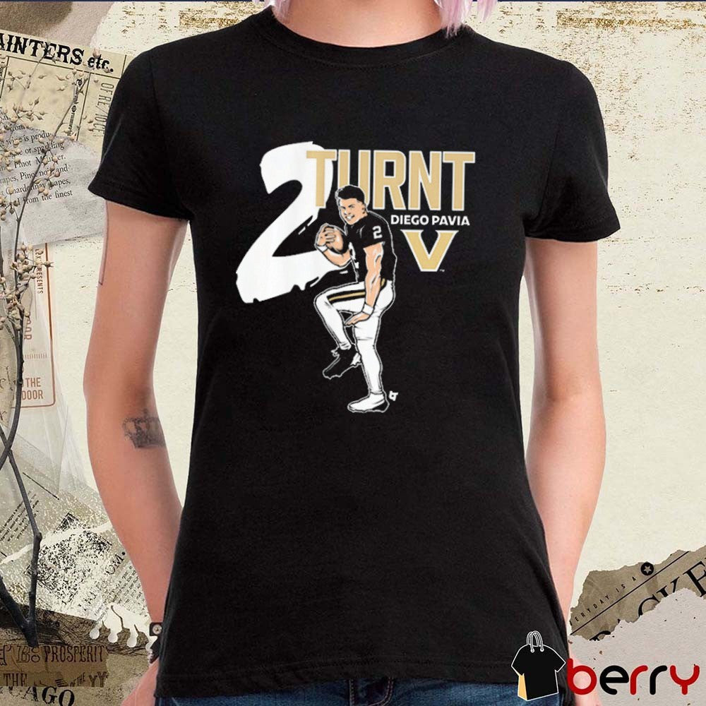 Vanderbilt Commodores Football NCAA Diego Pavia 2 Turnt t-shirt