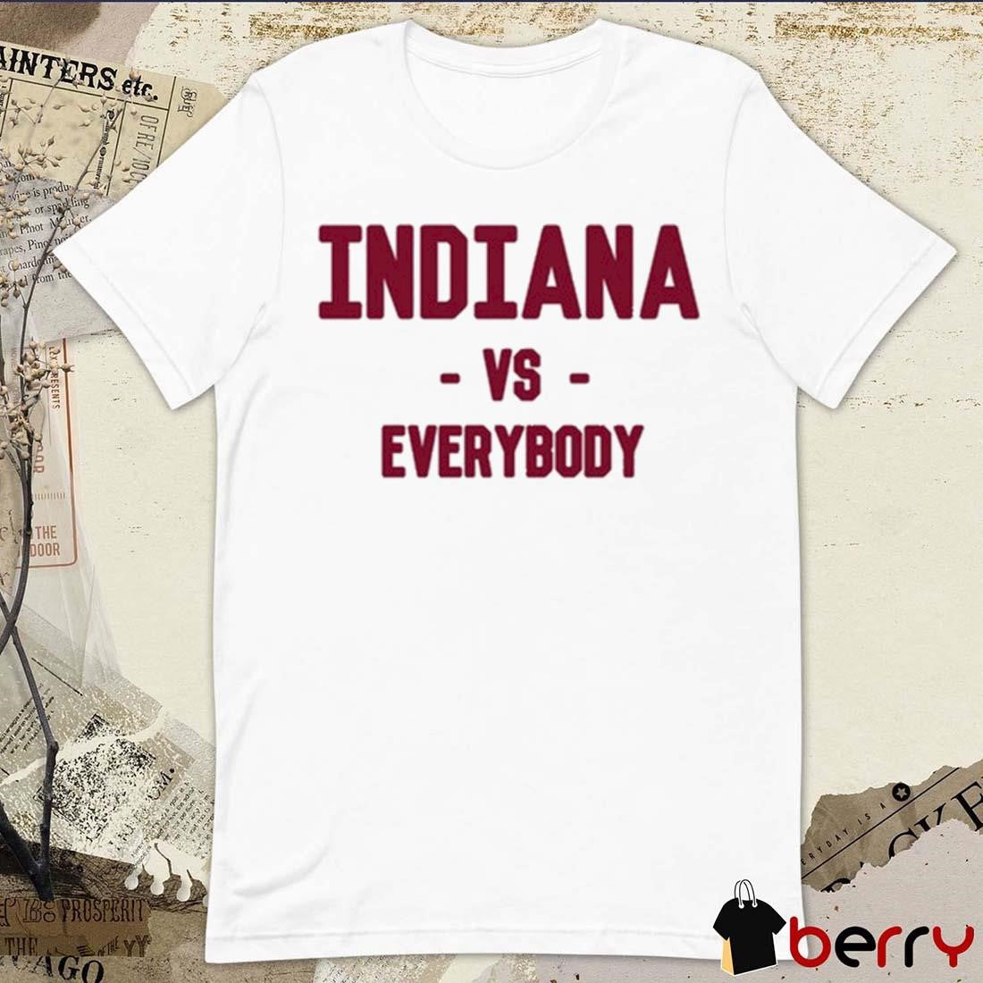 Victor Oladipo Wearing Indiana Vs Everybody t-shirt