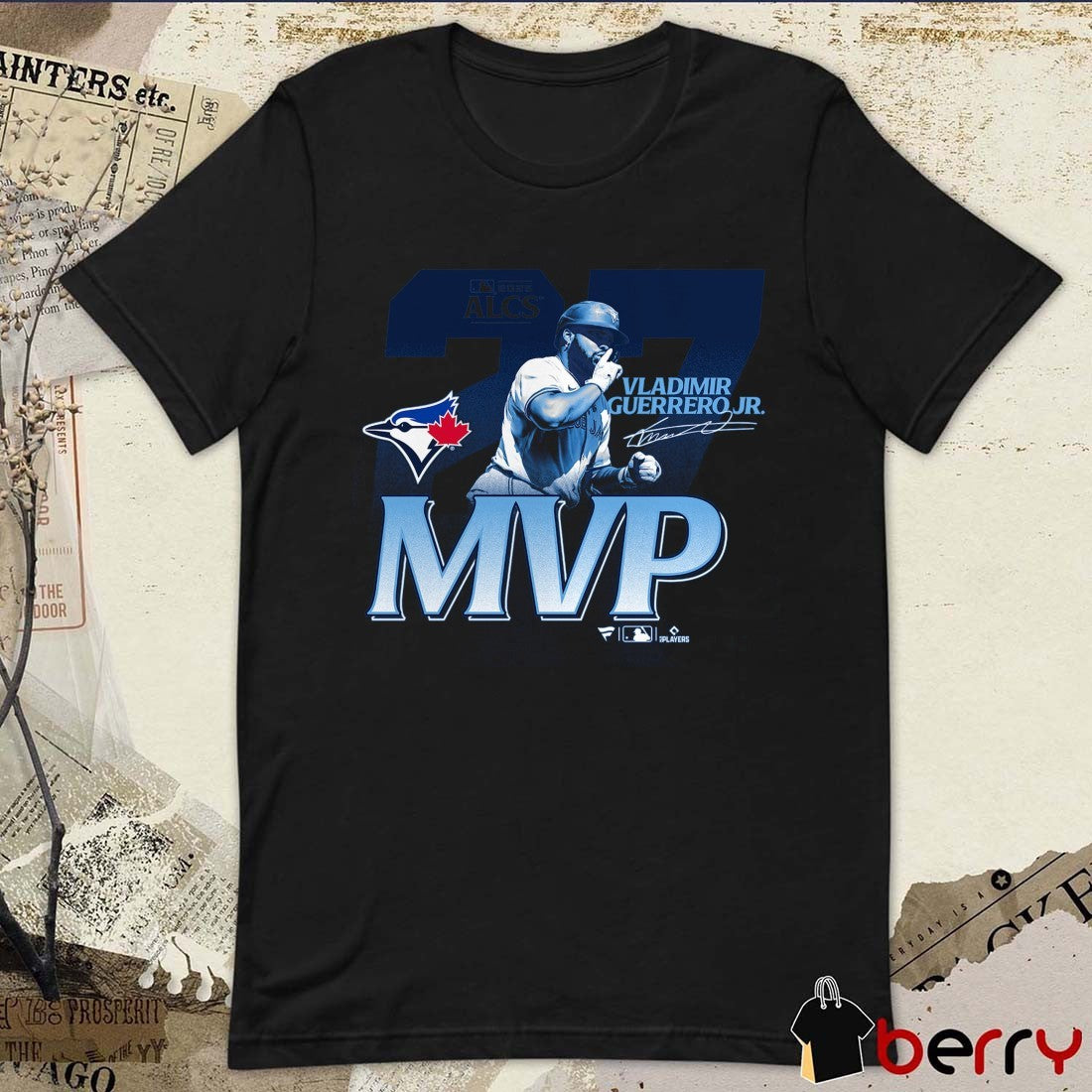Vladimir Guerrero Jr. Toronto Blue Jays MLB 2025 American League Championship Series MVP Signature t-shirt