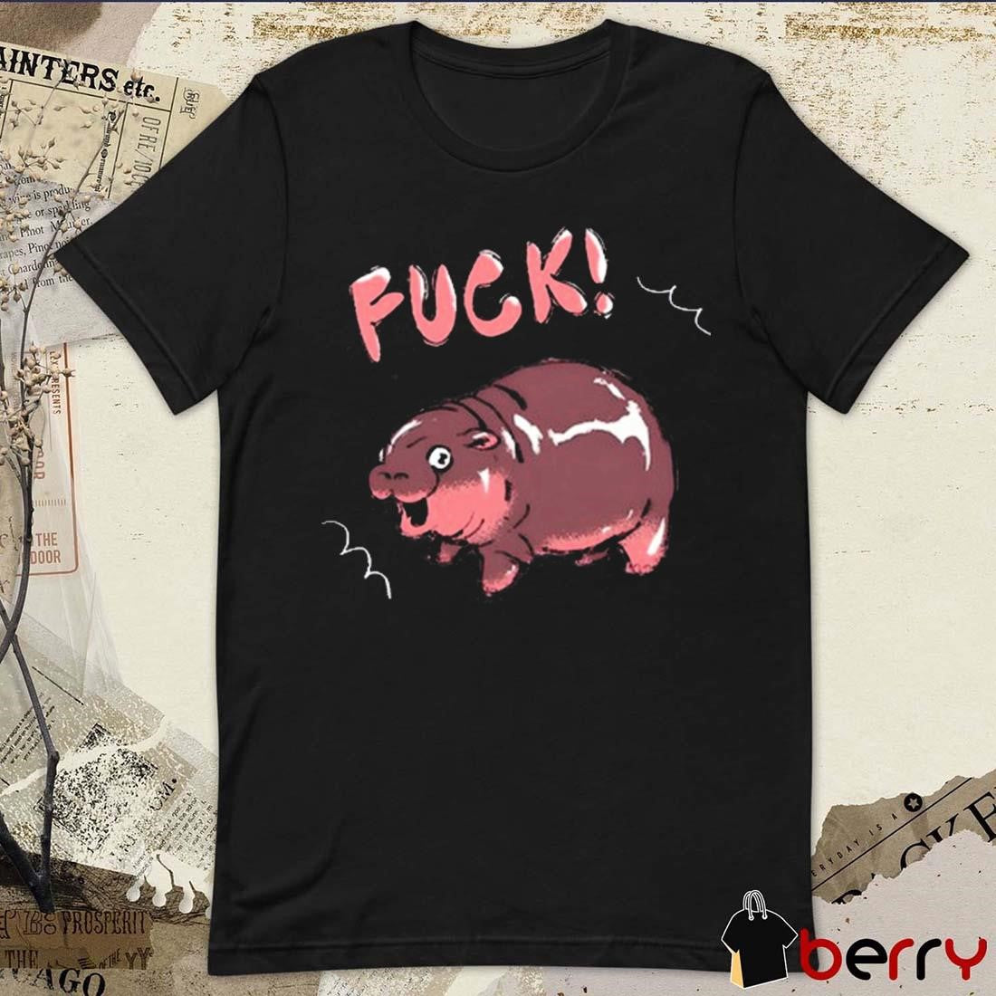 Vrenilee Fuck Moo Deng Hippo t-shirt