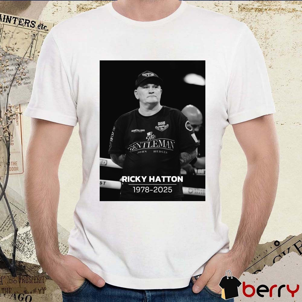 WBO are deeply saddened by the passing of former world champion Ricky Hatton 1978-2025 Poster t-shirt