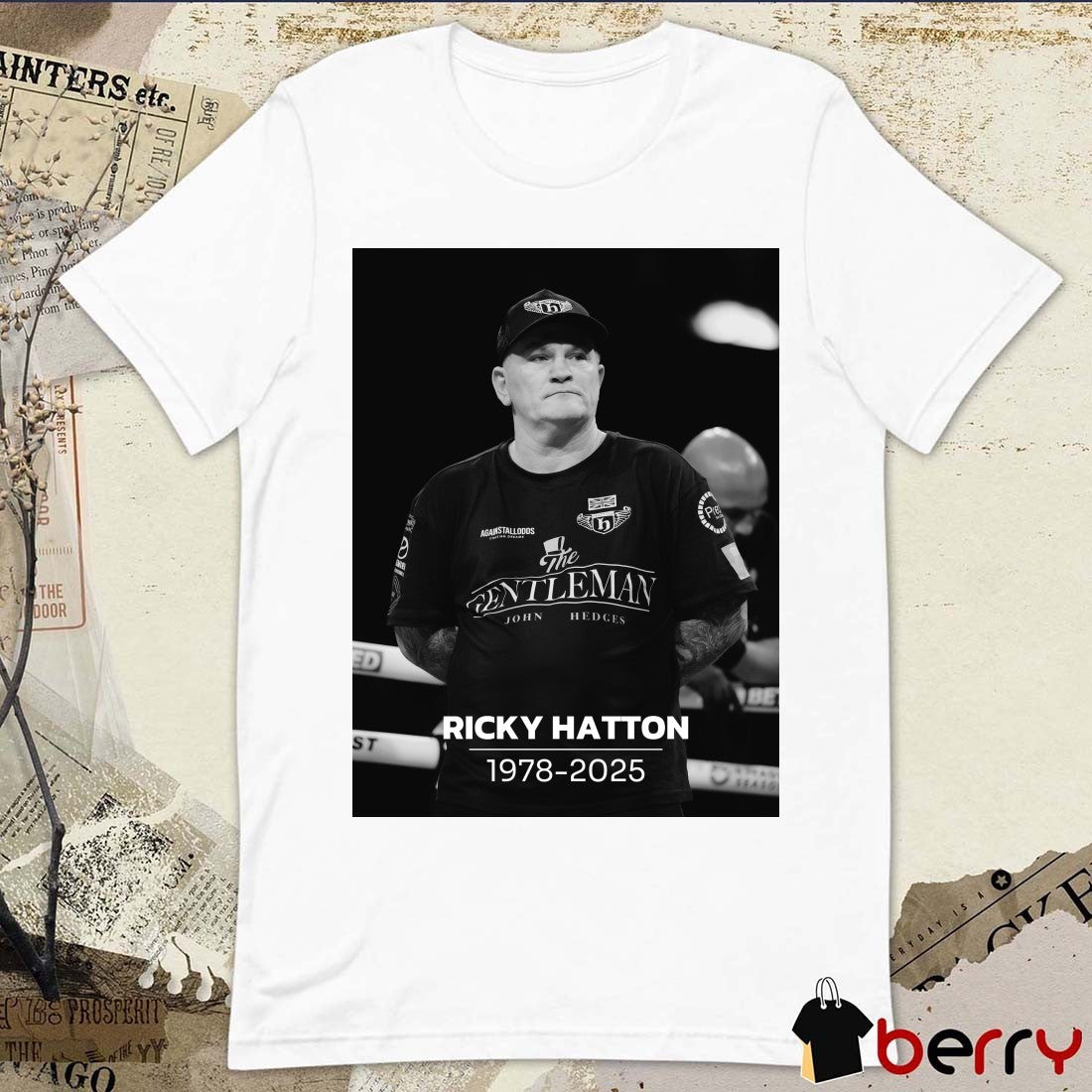 WBO are deeply saddened by the passing of former world champion Ricky Hatton 1978-2025 Poster t-shirt