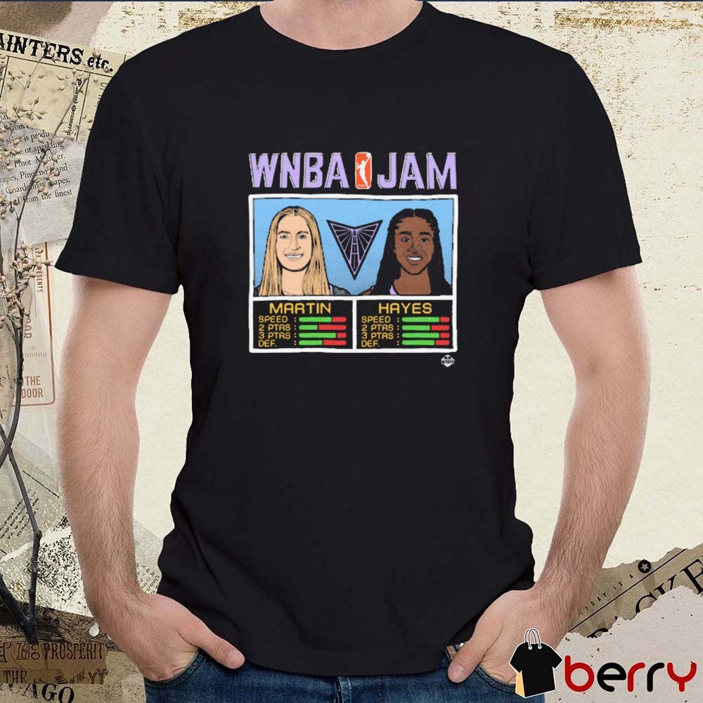 WNBA Jam Golden State Valkyries Valkyries Martin And Hayes t-shirt