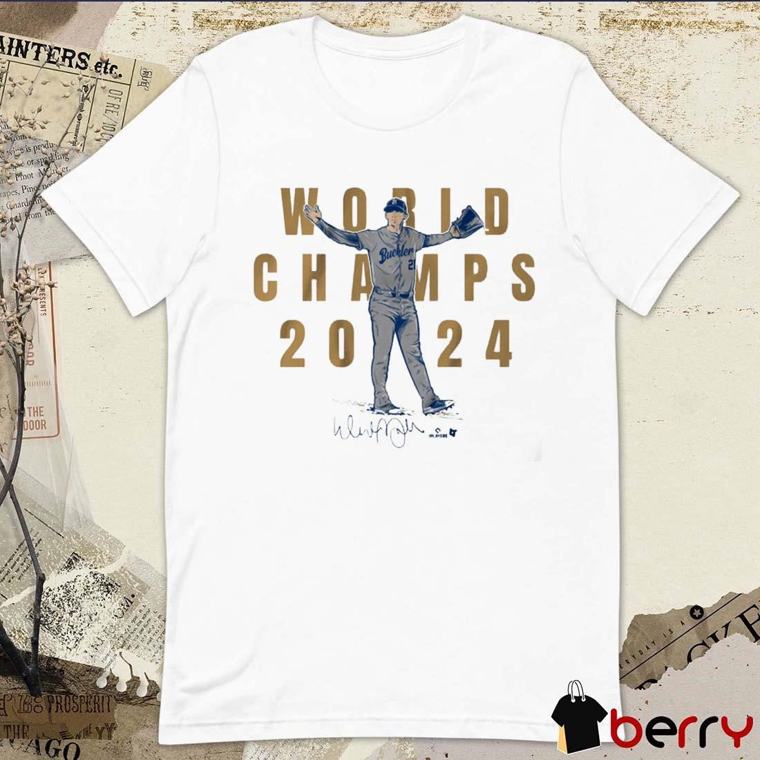 Walker Buehler The Final Out Los Angeles Dodgers MLB Signature t-shirt