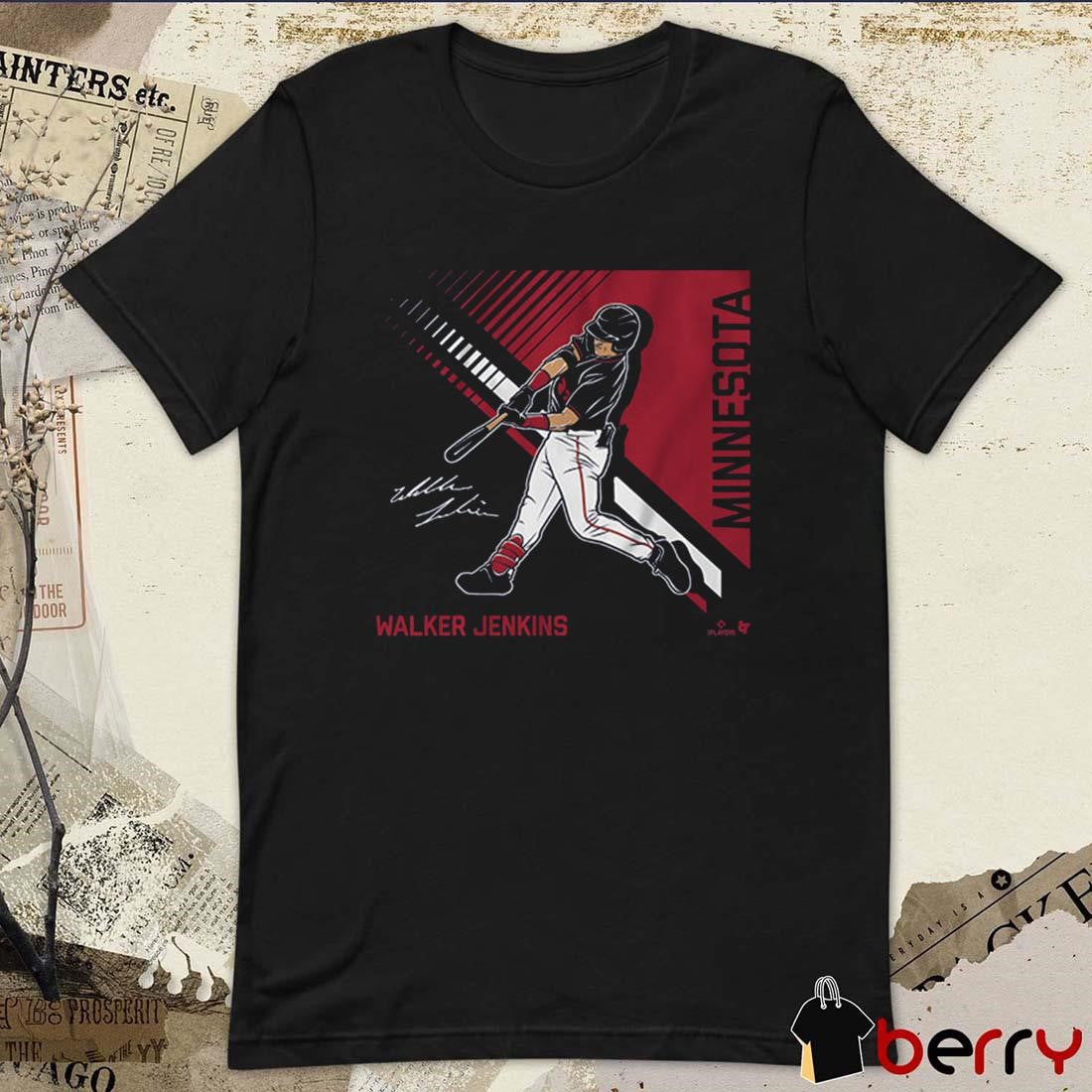 Walker Jenkins Superstar Pose 2.0 Minnesota Twins MLB Baseball 2025 Signature Graphic t-shirt
