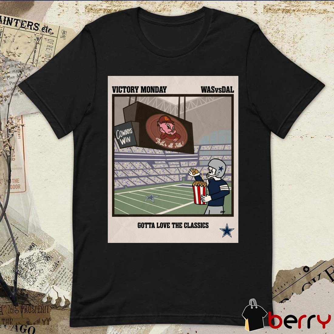 Washington Commanders Vs Dallas Cowboys Victory Monday Gotta Love The Classics Poster t-shirt