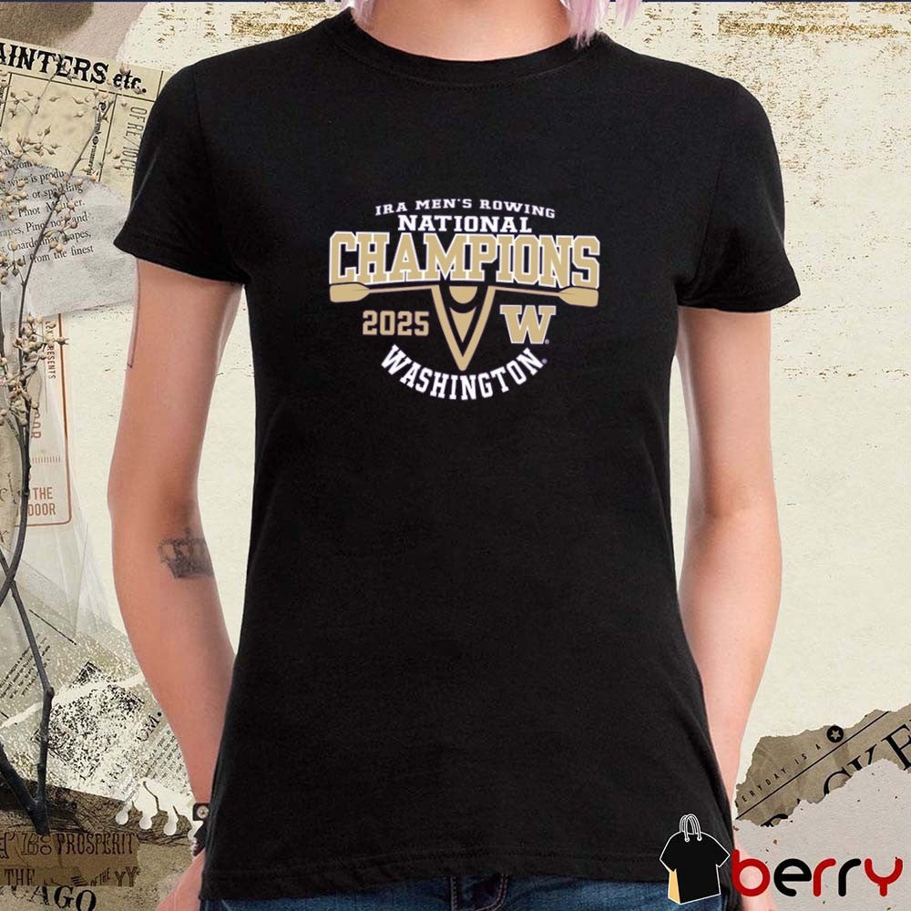 Washington Huskies IRA Men’s Rowing National Champions 2025 t-shirt