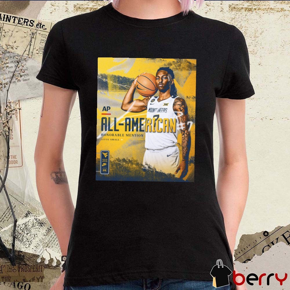 West Virginia Mountaineers men’s basketball AP All-American Honorable Mention Javon Small Poster t-shirt