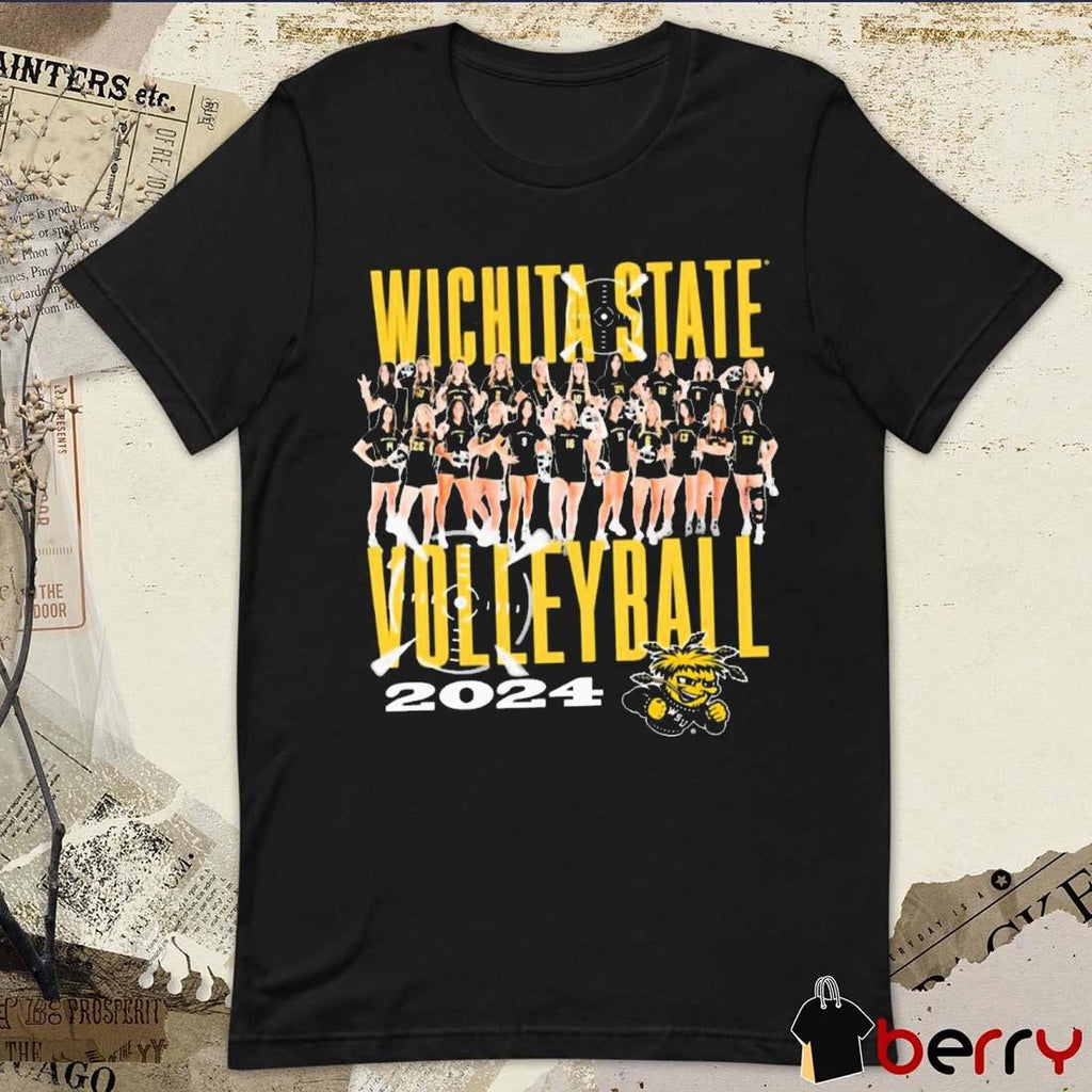 Wichita State Women’s Volleyball Team 2024 Graphic t-shirt