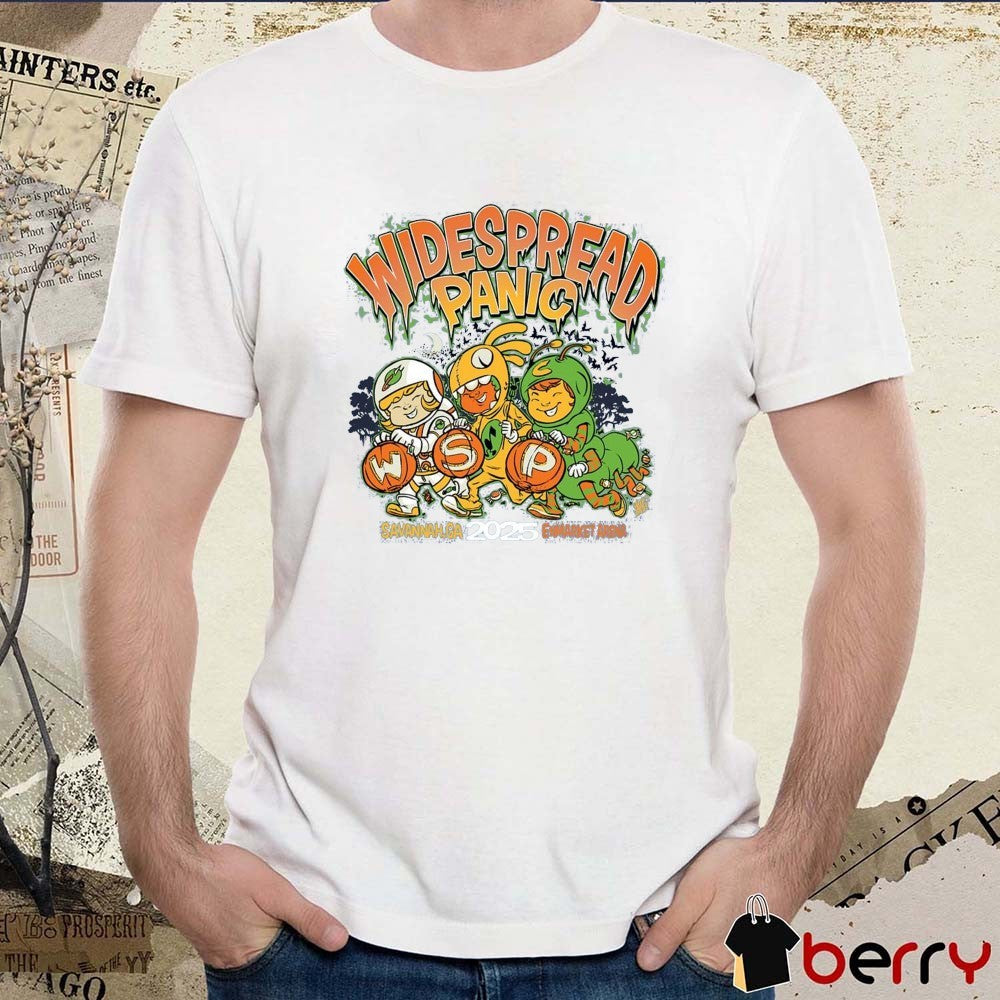 Widespread Panic 2025 Enmarket Arena Savannah GA t-shirt