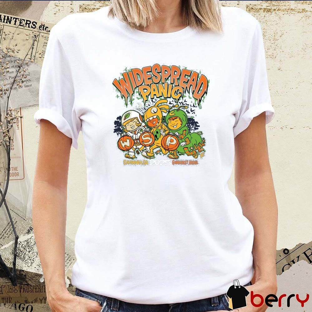 Widespread Panic 2025 Enmarket Arena Savannah GA t-shirt