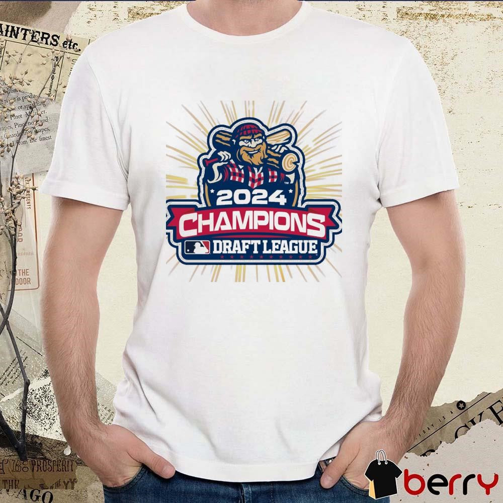 Williamsport Crosscutters MLB Baseball 2024 Champions Draft League t-shirt