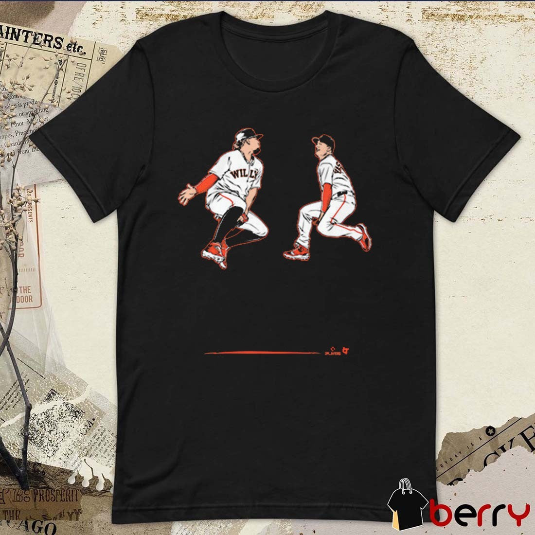 Willy Adames and Mike Yastrzemski Mad Hops San Francisco Giants MLB t-shirt