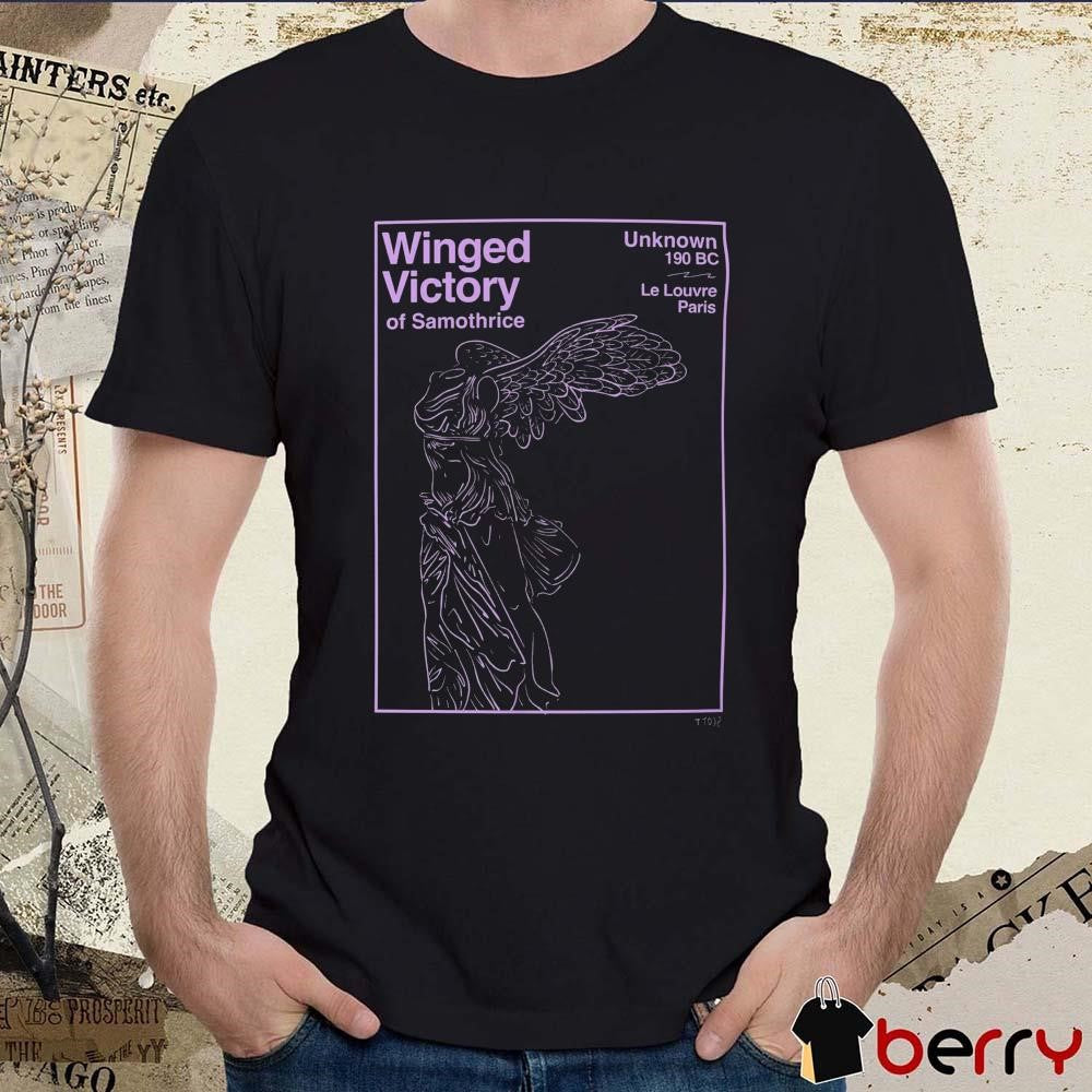 Winged Victory Of Samothrice Unknown 190 BC Le Louvre Paris t-shirt