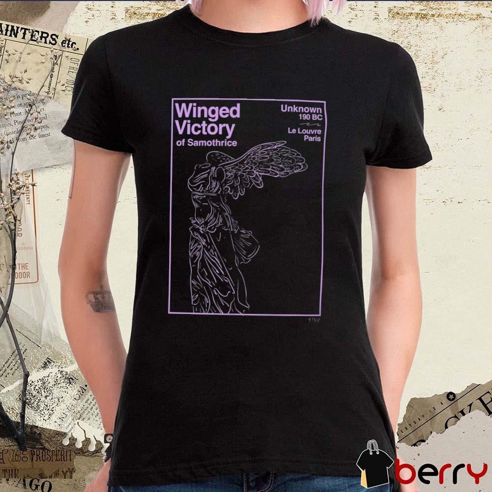Winged Victory Of Samothrice Unknown 190 BC Le Louvre Paris t-shirt