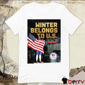 Winter Belongs To US Elana Meyers Taylor Signature Poster Winter Olympics t-shirt