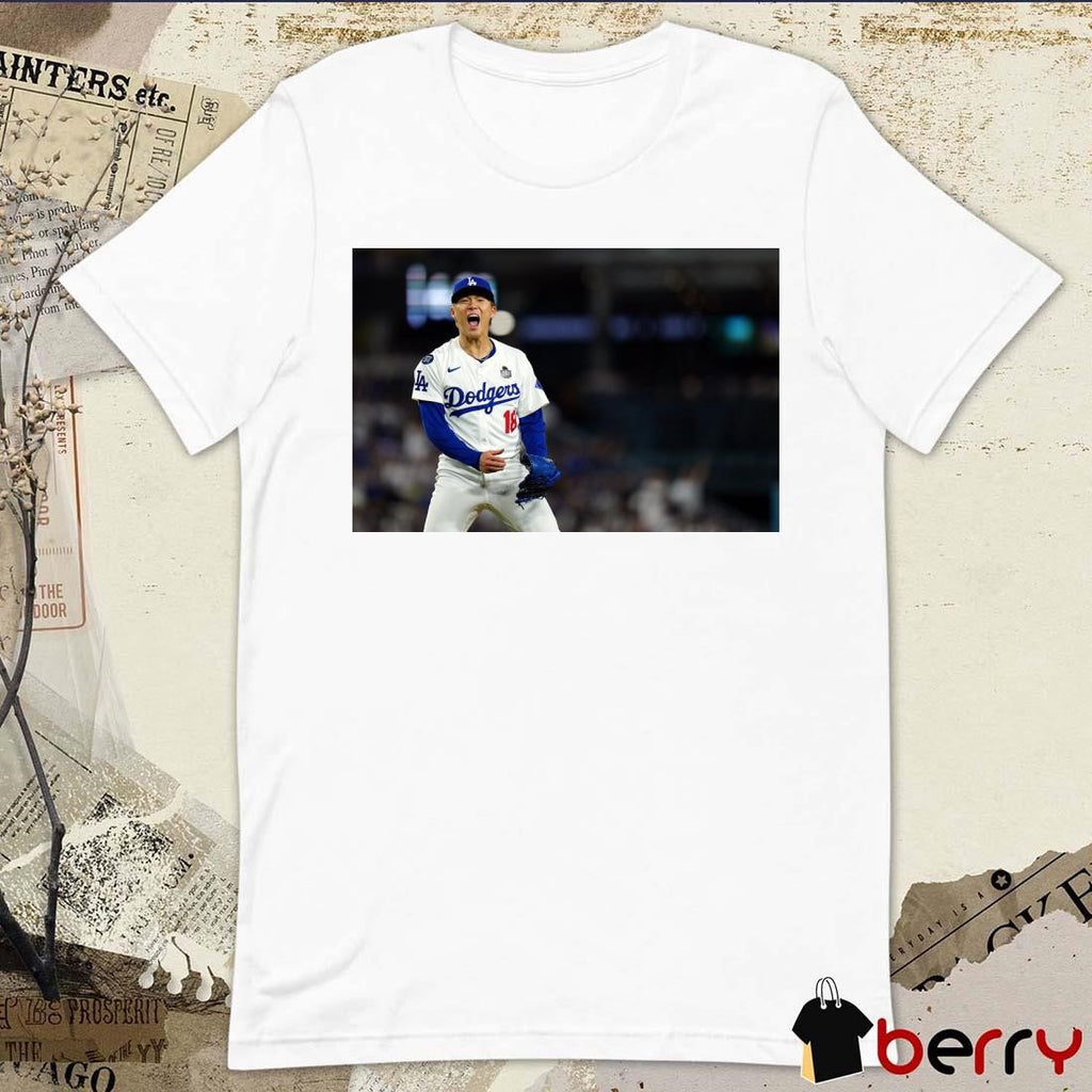 Yoshinobu Yamamoto Los Angeles Dodgers Dialed In World Series t-shirt