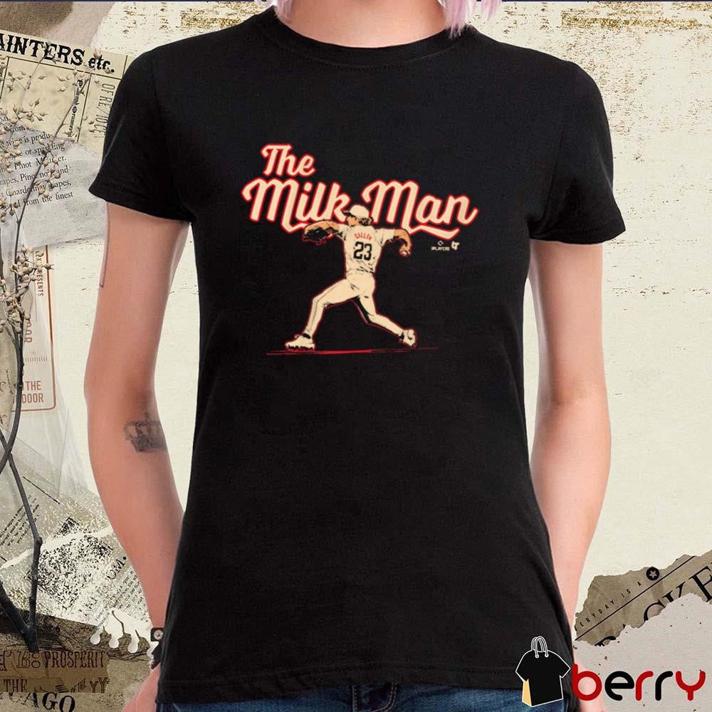 Zac Gallen The Milk Man Arizona Diamondbacks MLB t-shirt