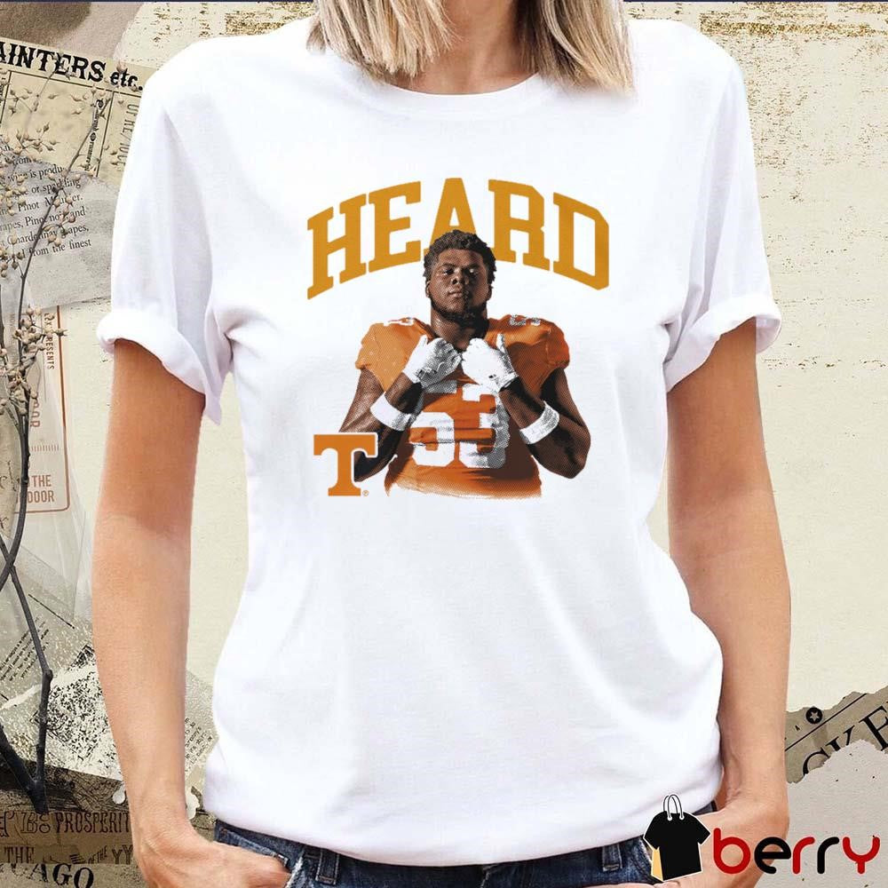 Zalance Heard Tennessee Volunteers Portrait t-shirt