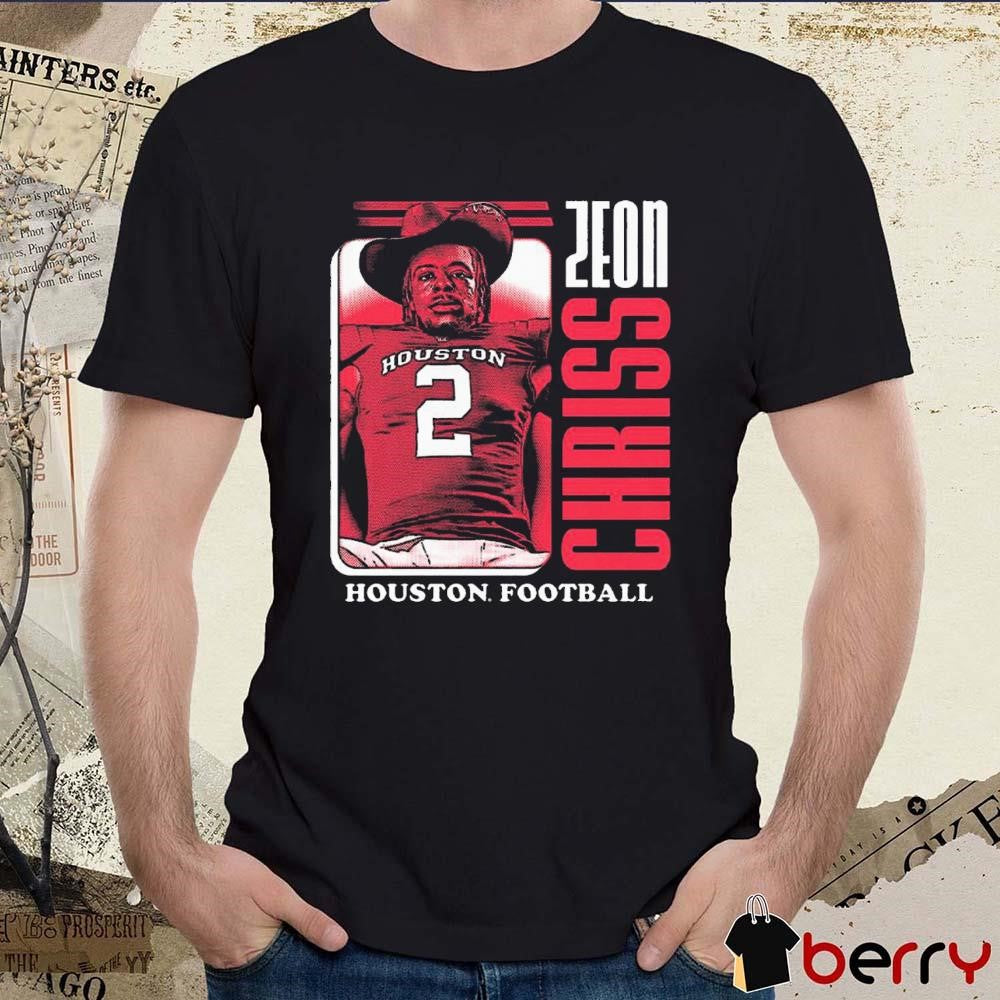 Zeon Chriss Houston Cougars Football Graphic t-shirt