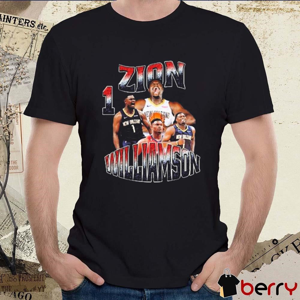 Zion Williamson #1 New Orleans Pelicans Graphic t-shirt