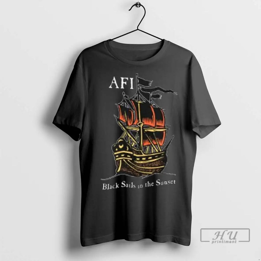 Officials Afi Black Sails In The Sunset Two Sided T Shirt