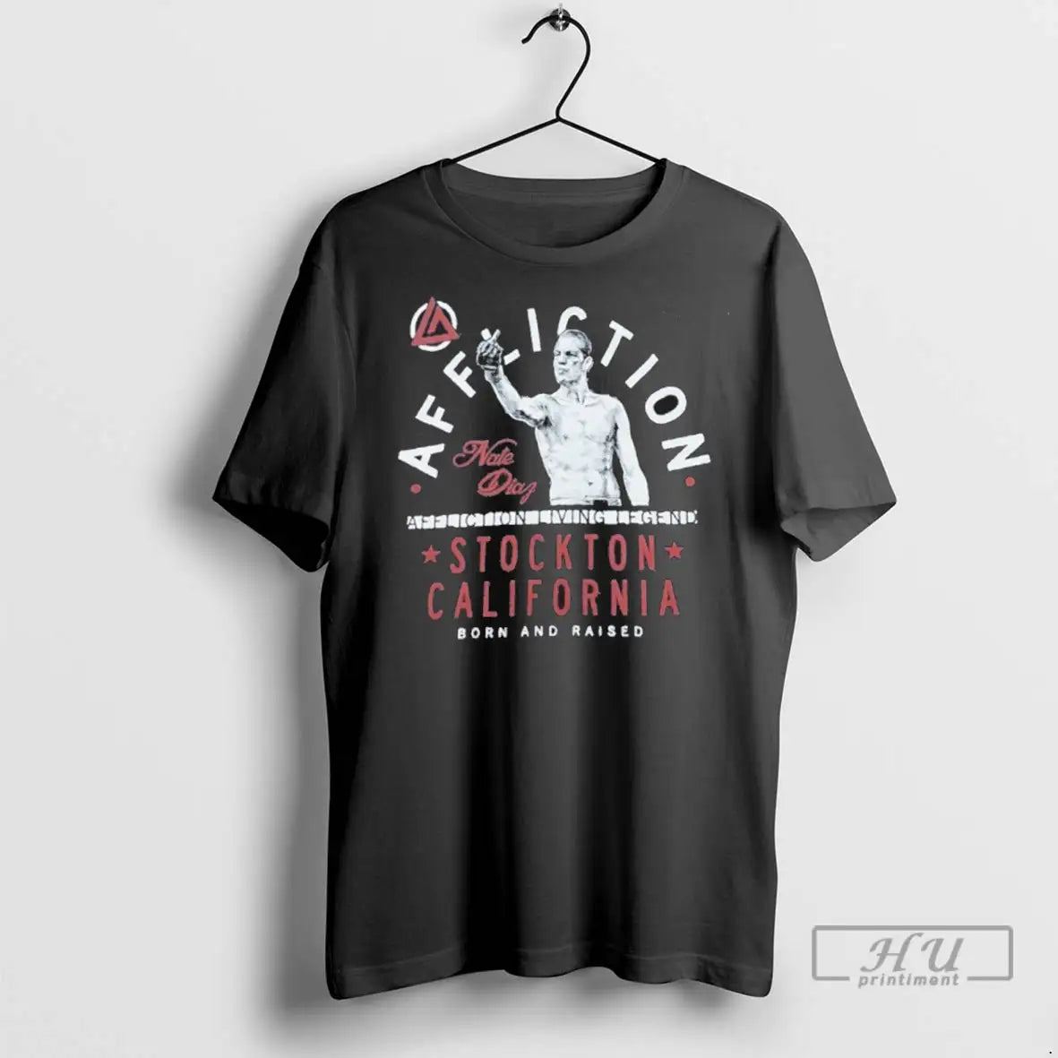 Officials Affliction Stockton California Born And Raised T Shirt