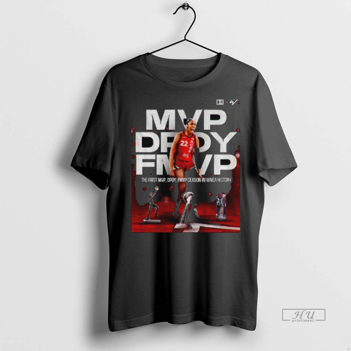 Officials Aja Wilson Mvp Dpoy Wnba 2025 Tee Shirt Sweater