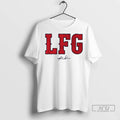 Officials Alex Cora Lfg Boston Red Sox Baseball Signature Ladies T Shirt