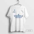 Officials Asics Thistle Hotels Leeds United Home Football Ladies T Shirt