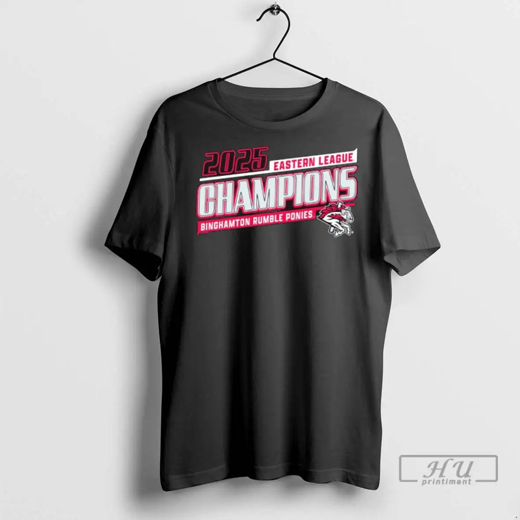 Officials Binghamton Rumble Ponies 2025 Eastern League Championship T Shirt
