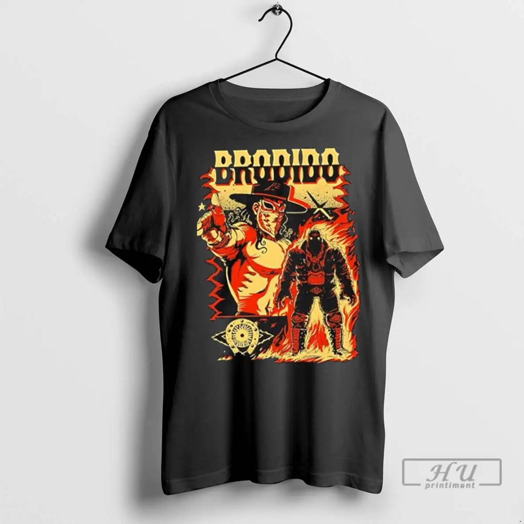 Officials Brondi Do And The Beast King Pro Wrestling Star Black T Shirt