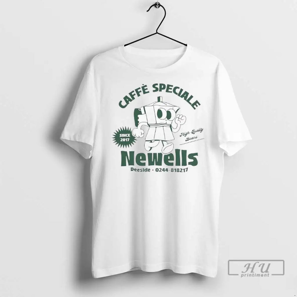 Officials Caffe Speciale Newells High Quality Beans Since 2017 Ladies T Shirt