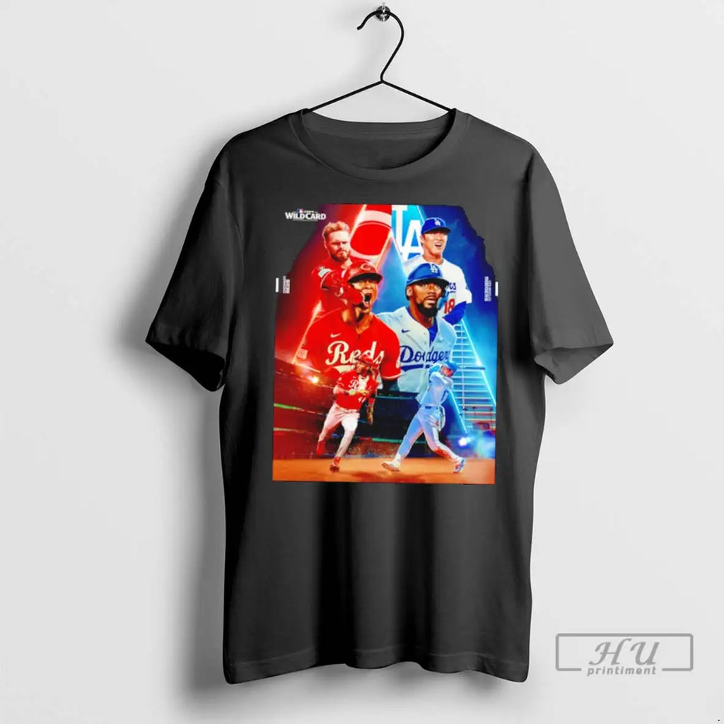Officials Cincinnati Reds Vs Los Angeles Dodgers 2025 Wild Card T Shirt