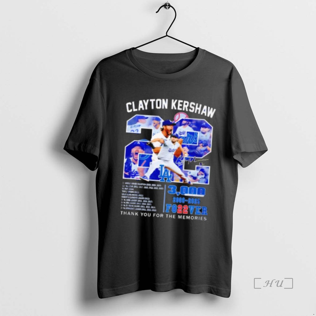 Officials Clayton Kershaw 22 Los Angeles Dodgers Legend Forever Premium T Shirt Sweater