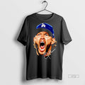 Officials Clayton Kershaw Big Head Scream Los Angeles Dodgers 2025 World Champs Premium